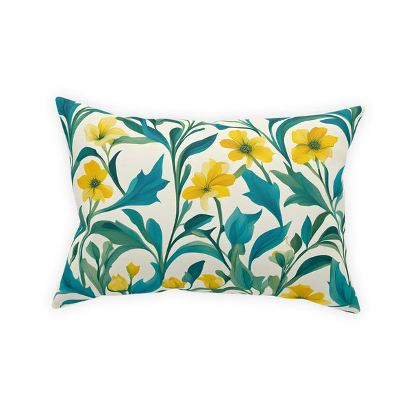 William Morris Like Design Broadcloth Pillow 4 Sizes Square and 1 Lumbar Size, Home Decor, Pillows