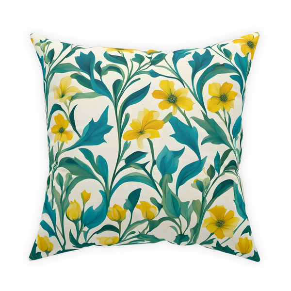 William Morris Like Design Broadcloth Pillow 4 Sizes Square and 1 Lumbar Size, Home Decor, Pillows