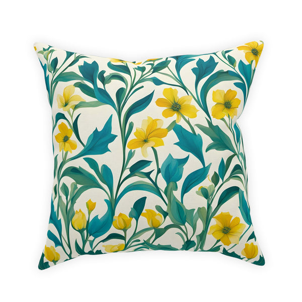 William Morris Like Design Broadcloth Pillow 4 Sizes Square and 1 Lumbar Size, Home Decor, Pillows