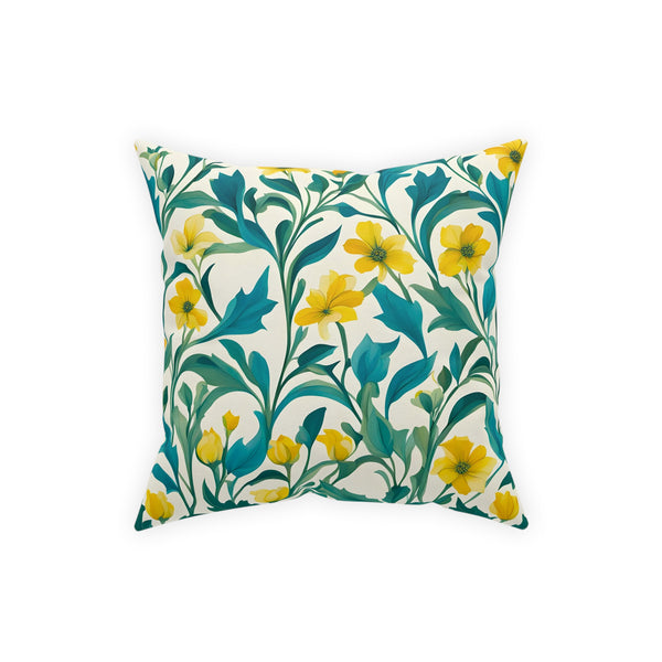 William Morris Like Design Broadcloth Pillow 4 Sizes Square and 1 Lumbar Size, Home Decor, Pillows