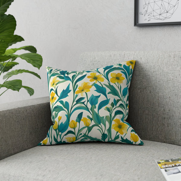 William Morris Like Design Broadcloth Pillow 4 Sizes Square and 1 Lumbar Size, Home Decor, Pillows