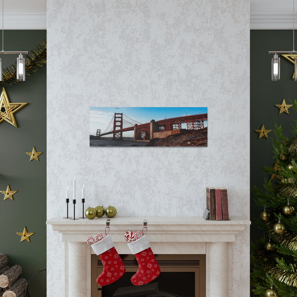 Golden Gate Bridge Canvas Wall Art Gallery Wrap 36" x 12"