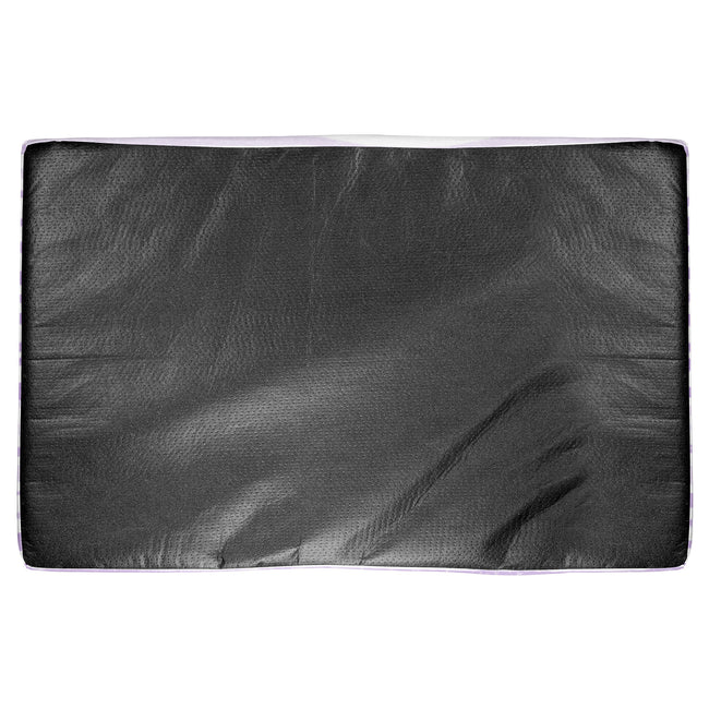 Faded Purple Stripes Comfy Pet Crate Mat, 1.5 Inch Thick, 3 Sizes