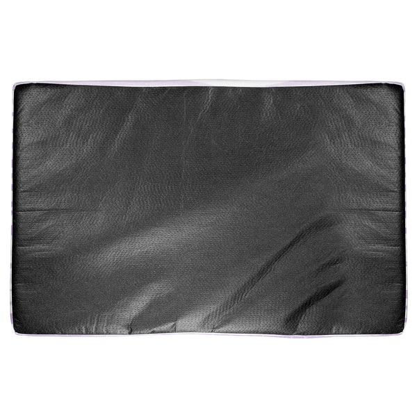 Faded Purple Stripes Comfy Pet Crate Mat, 1.5 Inch Thick, 3 Sizes