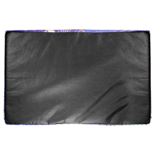 Fun Abstract Periwinkle Blue Comfy Pet Crate Mat 1.5 inch Thick, 3 Sizes