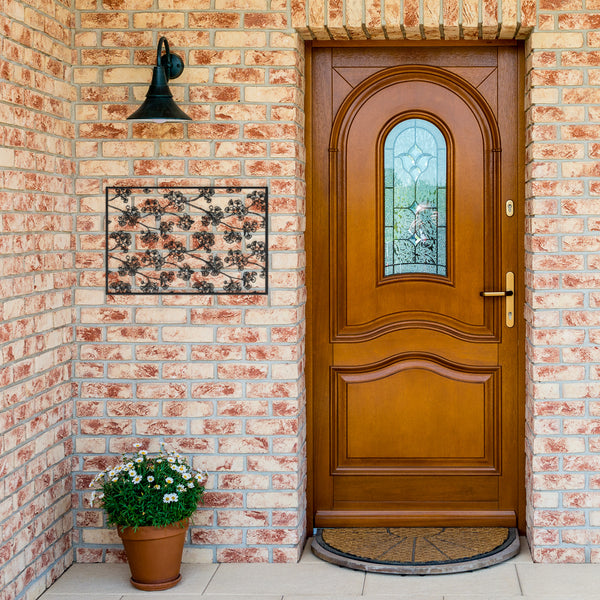 Gingko Leaves Pattern Die-Cut Metal Signs