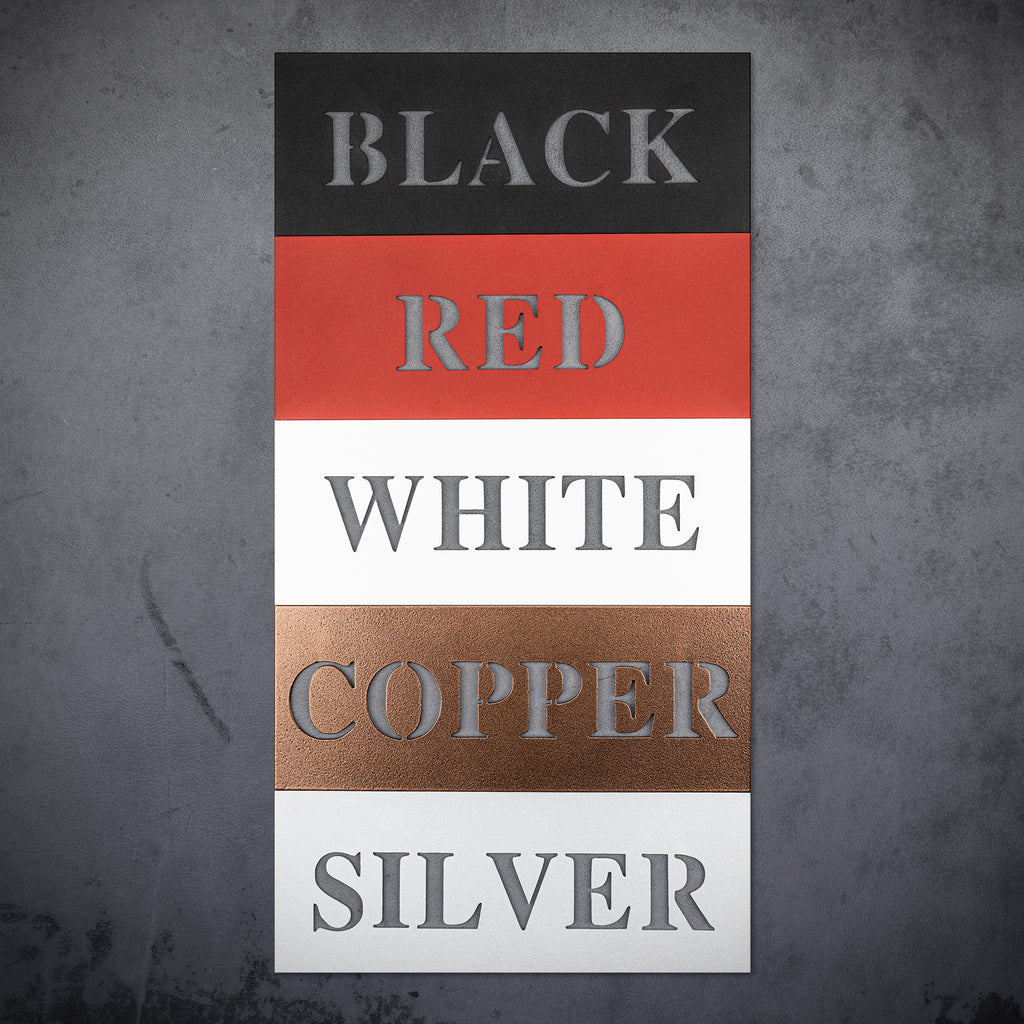 I Love Paris Eiffel Tower Custom Metal Sign Powder Coated Steel 5 Colors