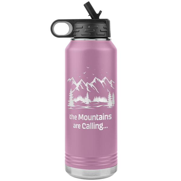 The Mountains Are Calling 32oz Stainless Steel Double Wall Vacuum Insulated Water Bottle