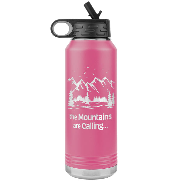 The Mountains Are Calling 32oz Stainless Steel Double Wall Vacuum Insulated Water Bottle