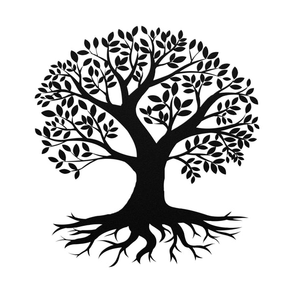 Tree Of Life Custom Metal Sign Powder Coated Steel 5 Colors