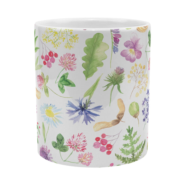 Botanical Floral Watercolor 20 ozJumbo Ceramic mug
