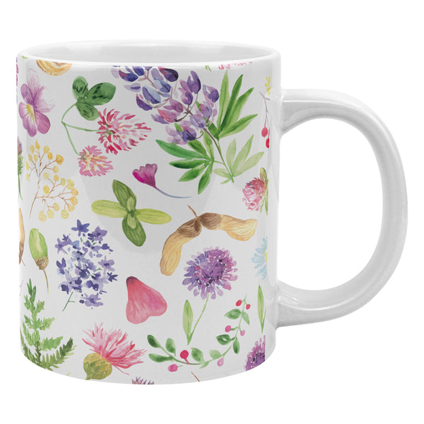 Botanical Floral Watercolor 20 ozJumbo Ceramic mug
