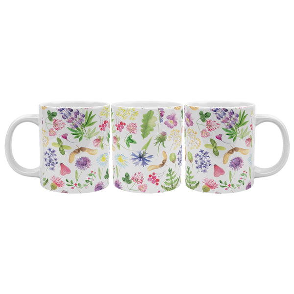Botanical Floral Watercolor 20 ozJumbo Ceramic mug