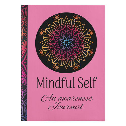 Mindful Self Designer Hardcover Awareness Meditation Journal in 2 Sizes - Mind Body Spirit