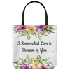 I Know What Love Is...Custom Designed Tote Bag 18