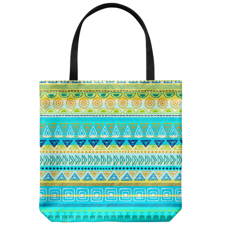 Leilani Fresh Tropical Custom Design Tote Bag 18 x 18