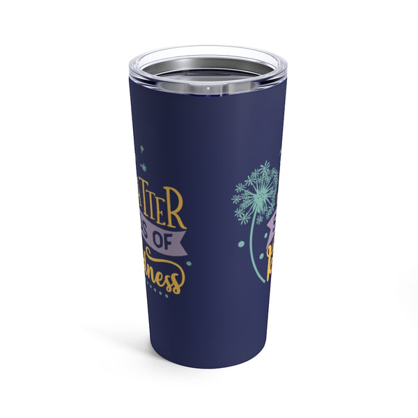 Scatter Seeds Of Kindness Stainless Steel 20 oz. Vacuum Insulated Tumbler, Tight Sealed Clear Lid, Travel Sized