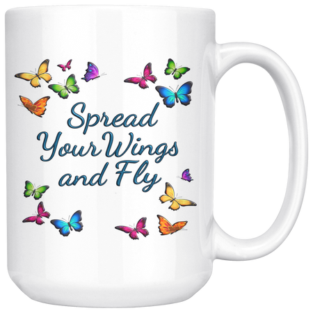 Dream Bohemian Look Feathers Ceramic Coffee Mugs With Color Glazed Interior In 5 Colors