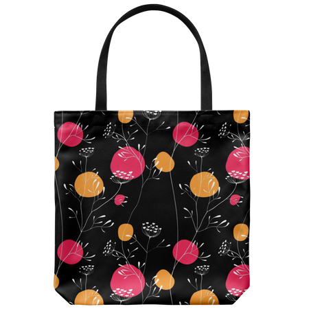 Love and Roses Custom Design Tote Bag 18 x 18, 4 Colors