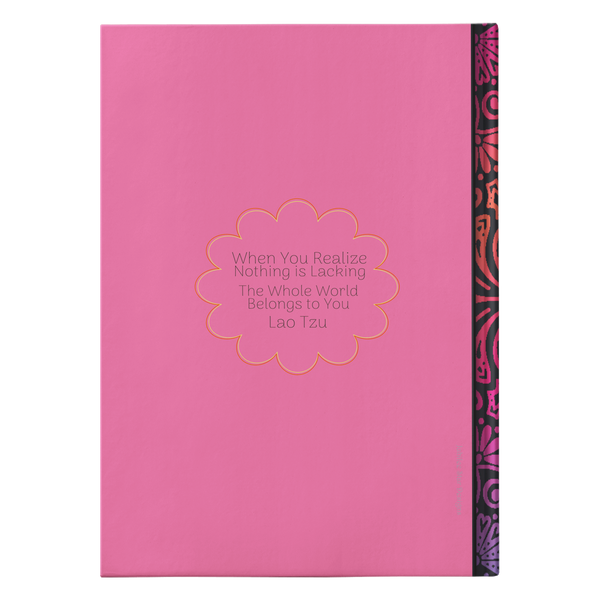 Mindful Self Designer Hardcover Awareness Meditation Journal in 2 Sizes - Mind Body Spirit