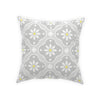 Daisy Deco in Grays Broadcloth Pillow 4 Sizes Square and 1 Lumbar Size, Home Decor, Pillows