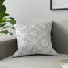 Daisy Deco in Grays Broadcloth Pillow 4 Sizes Square and 1 Lumbar Size, Home Decor, Pillows