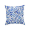 Vintage Oriental Paisley Blue Design Broadcloth Pillow 4 Sizes Square and 1 Lumbar Size, Home Decor, Pillows