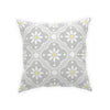 Daisy Deco in Grays Broadcloth Pillow 4 Sizes Square and 1 Lumbar Size, Home Decor, Pillows