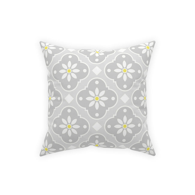 Daisy Deco in Grays Broadcloth Pillow 4 Sizes Square and 1 Lumbar Size, Home Decor, Pillows