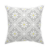 Daisy Deco in Grays Broadcloth Pillow 4 Sizes Square and 1 Lumbar Size, Home Decor, Pillows