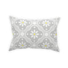 Daisy Deco in Grays Broadcloth Pillow 4 Sizes Square and 1 Lumbar Size, Home Decor, Pillows