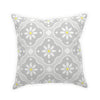 Daisy Deco in Grays Broadcloth Pillow 4 Sizes Square and 1 Lumbar Size, Home Decor, Pillows