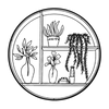 Circle_Shelf_With_Different_Plants_Desig_Black_Transparent_Mockup.png