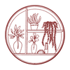 Circle_Shelf_With_Different_Plants_Desig_Red_Transparent_Mockup.png