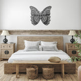 Cool Butterfly Design Metal Wall Art, 5 Colors, 6 Sizes