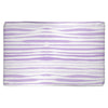 Faded Purple Stripes Comfy Pet Crate Mat, 1.5 Inch Thick, 3 Sizes