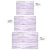 Faded Purple Stripes Comfy Pet Crate Mat, 1.5 Inch Thick, 3 Sizes