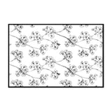 Gingko Leaves Pattern Die-Cut Metal Signs