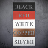 Gingko Leaves Pattern Die-Cut Metal Signs