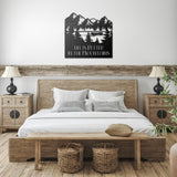 Life Is Better In The Mountains Custom Metal Sign Powder Coated Steel Sign 5 Colors