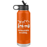 The Mountains Are Calling 32oz Stainless Steel Double Wall Vacuum Insulated Water Bottle