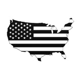 USA Shaped Flag Custom Metal Sign Powder Coated Steel Sign 5 Colors