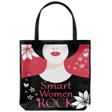 Smart Women Rock Original Design Tote Bag 18 x 18 - Mind Body Spirit