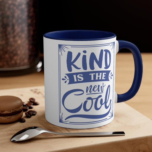 Kind Is The New Cool Ceramic Coffee Mugs With Color Glazed Interior In 5 Colors
