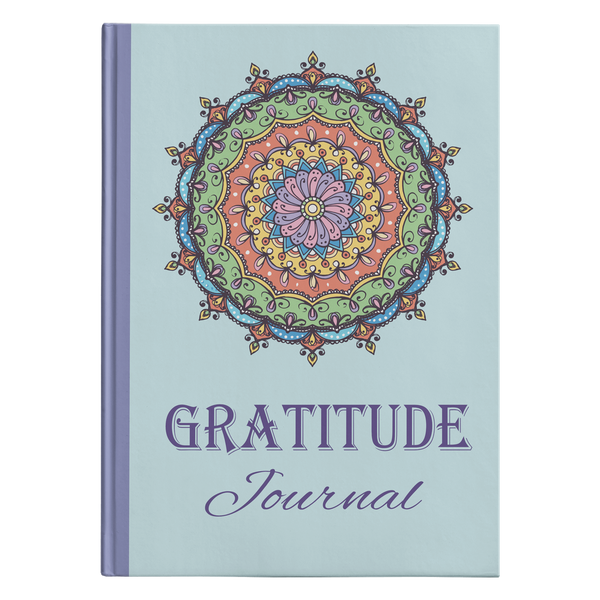 Gratitude Mandala Designer Hardcover Journal in 2 Sizes - Mind Body Spirit