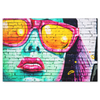 Woman on Wall Canvas Wall Art - Urban Art Collection - 4 Sizes - Mind Body Spirit