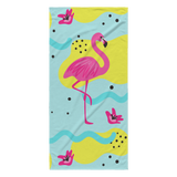 Kalila Pink Flamingo Designer Beach Towel 30 x 62 - Super Absorbent - Mind Body Spirit