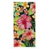 Layla Tropical Flower Designer Beach Towel 30 x 62 - Super Absorbent - Mind Body Spirit