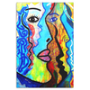 Faces of Graffiti Colorful Art Design Canvas Wall Art - Rectangle - 4 Sizes - Mind Body Spirit