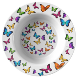 Butterfly Circle Designer Bowl 8.5 Inches Microwave, Dishwasher Safe - Mind Body Spirit